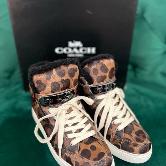 Coach Richmond SHRL HRCLF/SHRL Cheetah Sneakers - Picture 6 of 6